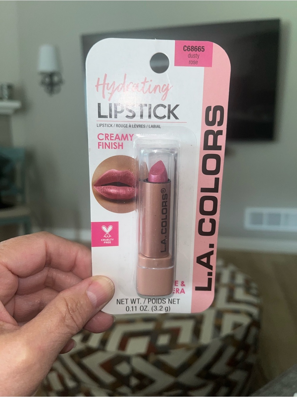 New LA Colors Dust Rose Lipstick